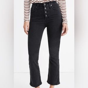 Madewell Cali Demi-Boot Jeans in Bellspring Wash: Button Front Edition